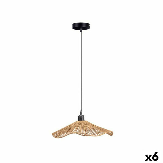 Brown Ceiling Lamp Metal Plastic 60 W 220 -240 V 35 x 9 x 35 cm (6 Units)