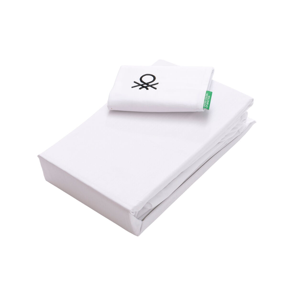 Benetton White Single Sheet Set 3 Pieces