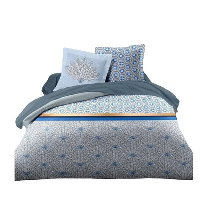 HOME LINGE PASSION Duvet Cover Blue 220 x 240 cm