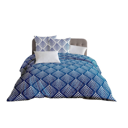 HOME LINGE PASSION Duvet Cover Blue 220 x 240 cm