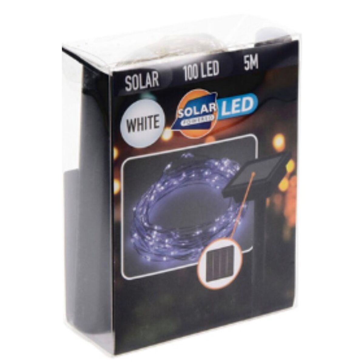 Guirnalda de Luces LED Lifetime Violeta 7 m 2 m Solar