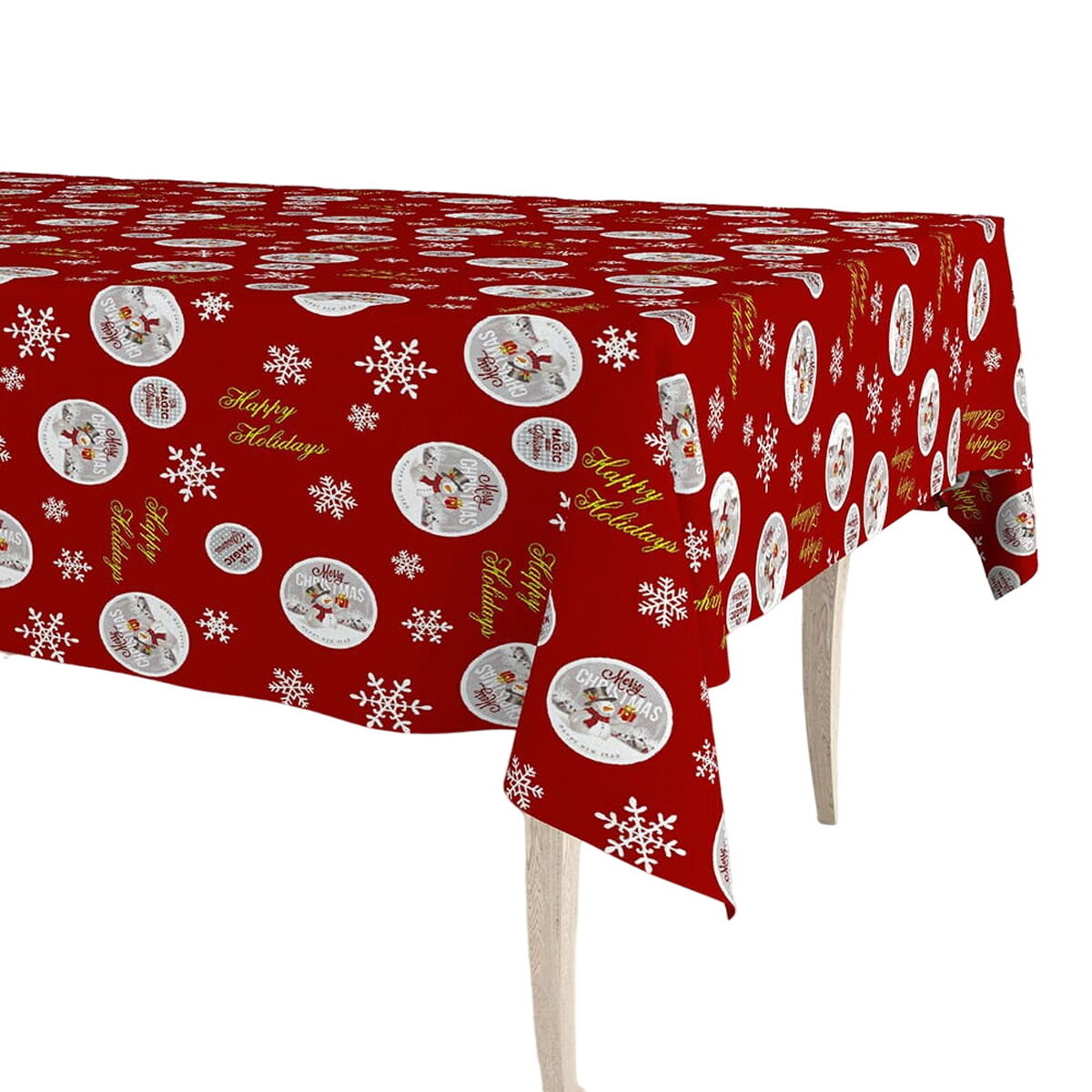 Mantel en rollo Exma Rojo Navidad 140 cm x 25 m