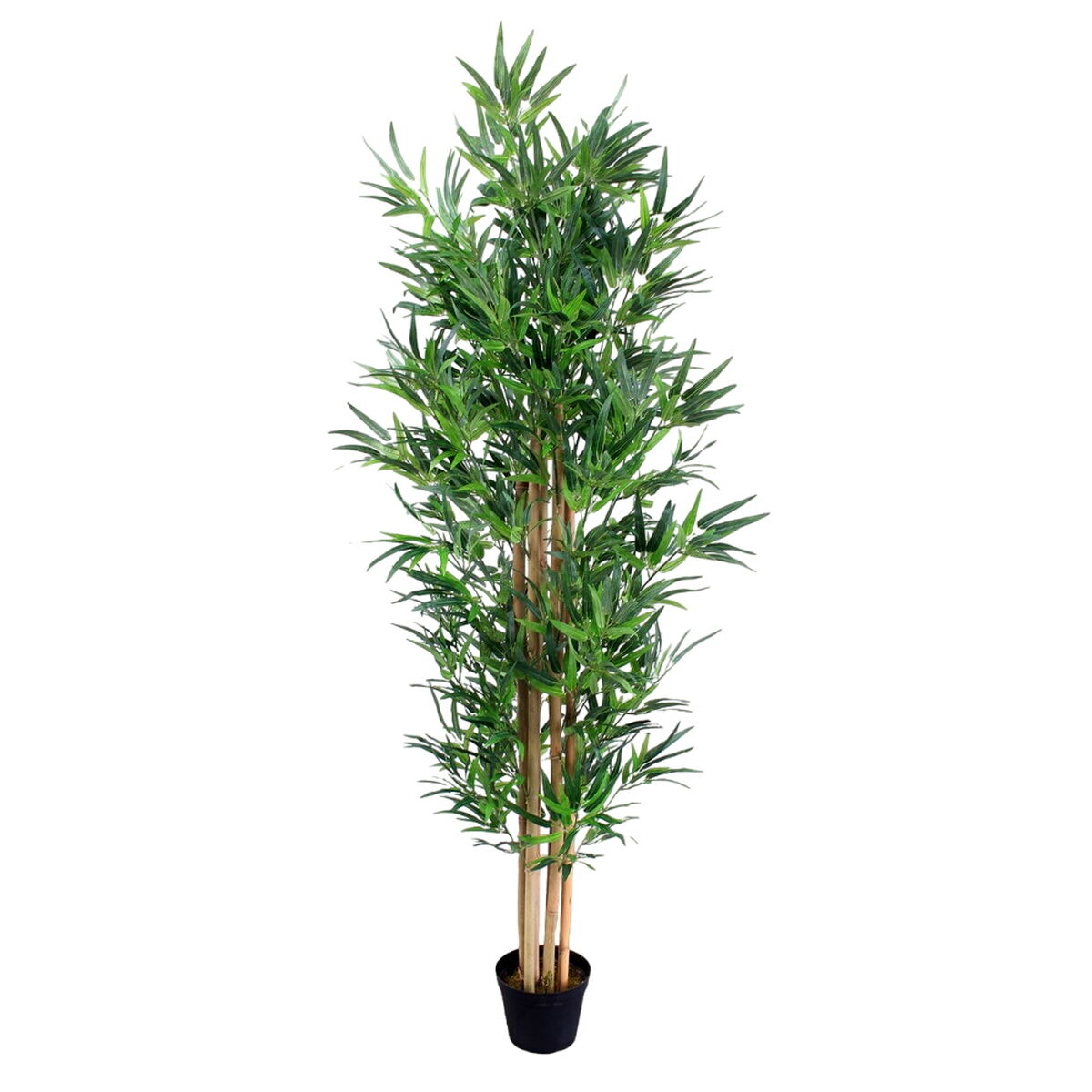 Planta Decorativa Cemento Tejido Bambú 210 cm