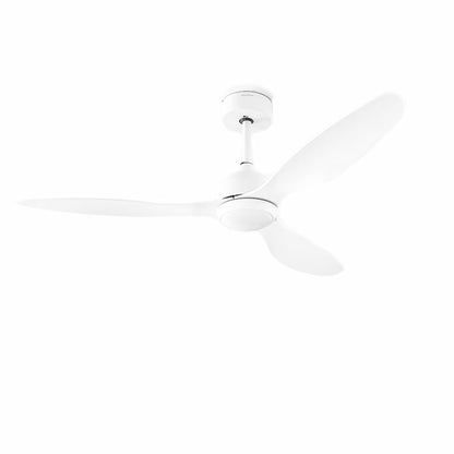 Ceiling Fan with LED Light and 3 ABS Blades Flaled InnovaGoods White 36 W 52" Ø132 cm