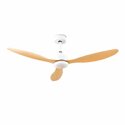 Ceiling Fan with LED Light and 3 ABS Blades Wuled InnovaGoods Wood 36 W 52" Ø132 cm