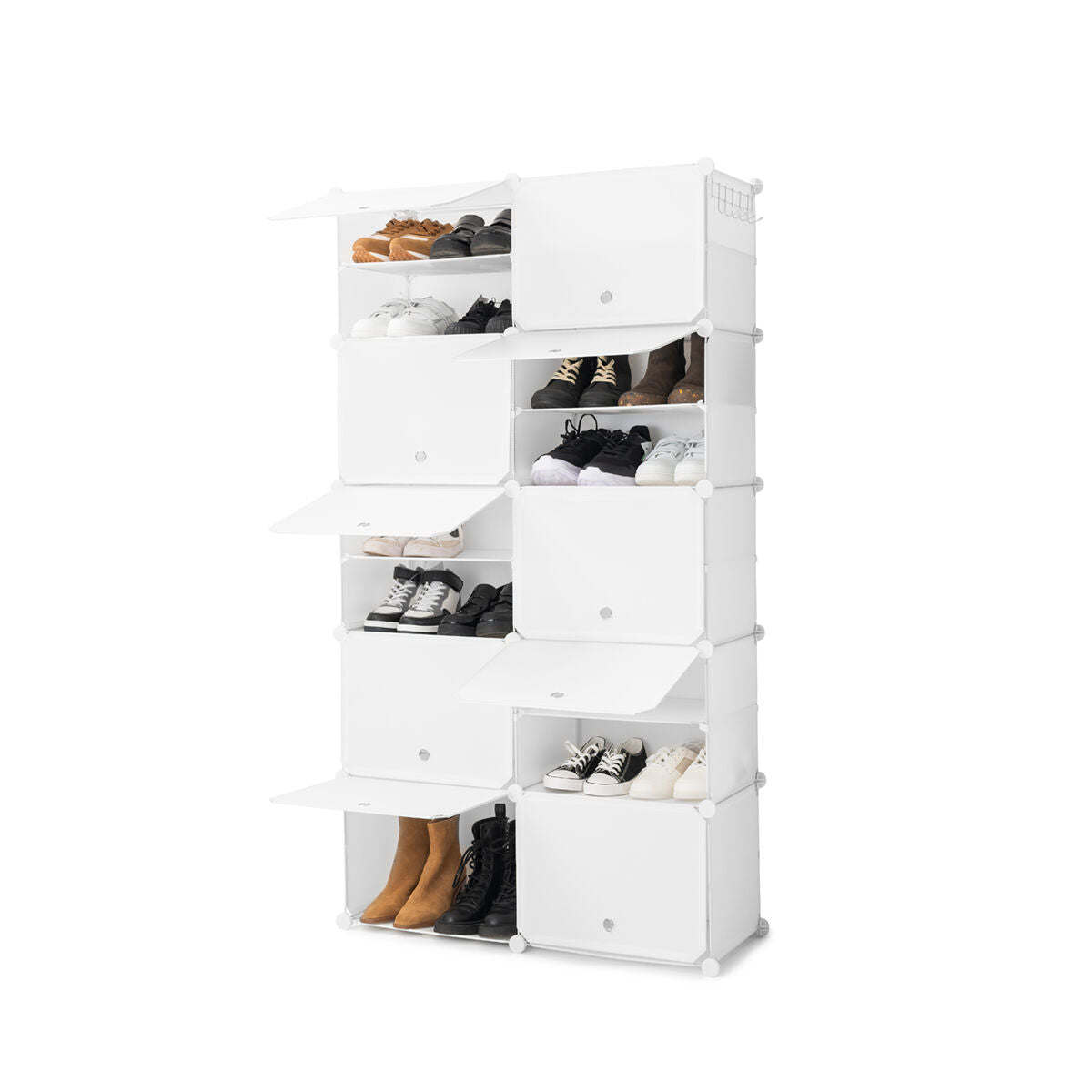 Zapatero Modular Portátil InnovaGoods Blanco